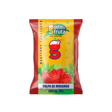 Polpa de Morango - 5 unidades